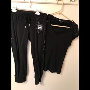 Bebe Sport sequin sept size S